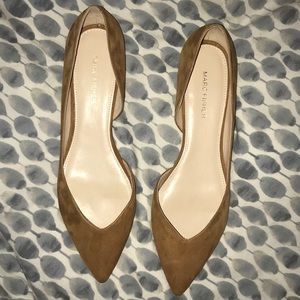 Marc Fisher Shoes - Marc Fisher flat brwn suede pointy toe dress flats Marc Fisher Shoes - Marc Fisher flat brwn suede pointy toe dress flats